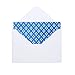 BEST PAPER GREETINGS 48 Pack Blue Stationery Notecards and Envelopes Set - 4x6-Inch All Occasion Thank You Notes for Birthdays, Business - 6 Floral Designs (Blank Inside) - Blank Cards And Envelopes