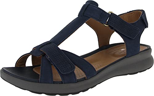Clarks UN Adorn Vibe Navy Nubuck Blu 39