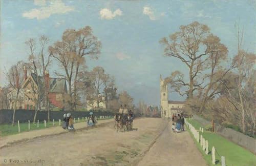 Impression Toile l'Avenue Sydenham Pissarro pour Décoration Bureau Cadre Travail Inspirant