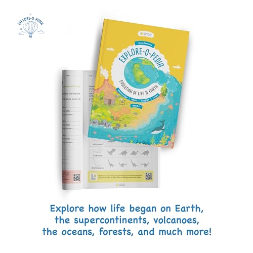 Image of Little Hands Big Hearts Explore-O-Pedia Book 1 | Evolution of Life & Earth | Children Encyclopedia | Fun Activity Book | Encyclopedia for Children | Children's Educational Books | Age 7 - 11 Years