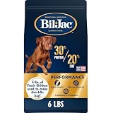 Bil-Jac 30/20 Performance Dry Dog Food for Active Dogs | Chicken, 6 lb