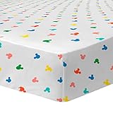 CTI Mickey Good Days - Sábana Bajera (algodón, Color Blanco