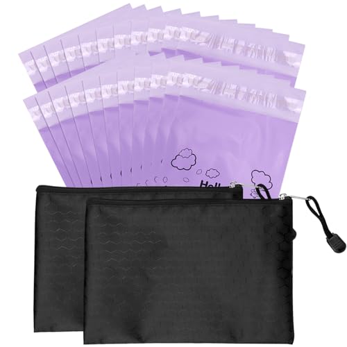 Image of Sanitary Disposal Bags Pack of 200,Sanitary Pad Disposal Bags 7x12inches Purple Opaque Feminine Hygiene Disposal Bags with Storage Bag Sanitary Trash Bags for Tampons,Sanitary Liners