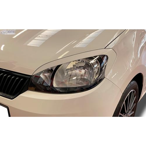 Spoilers de phares RDX aérodynamiques en ABS rigide pour Skoda Citigo