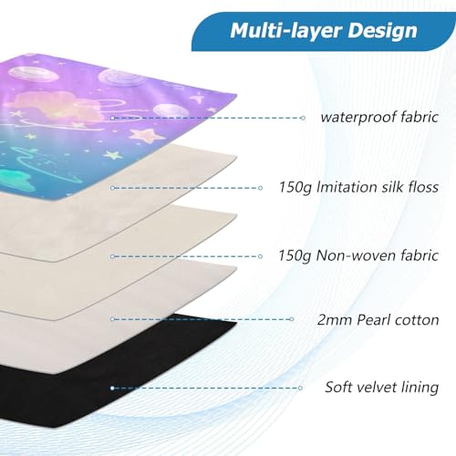 Funda para portátil 13-14 pulg impermeable galaxia miniatura 4