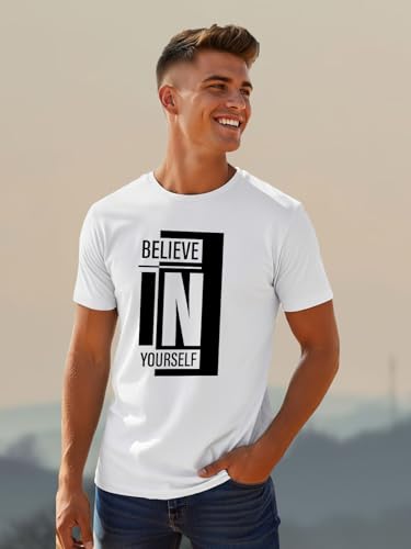 Image of XENOVAURBAN Men's Printed T-Shirt Combo Pack of 3 | Regular Fit Cotton Tshirts for Man