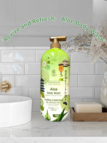 Image of aloe body wash with Hyaluronic Acid, 33.8fl.oz