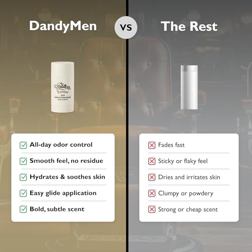 Image of Natural Deodorant for Men | Aluminum-Free | Long-Lasting Odor Protection | For Sensitive Skin | 75g (2.6 oz) (Amber Sandalwood)