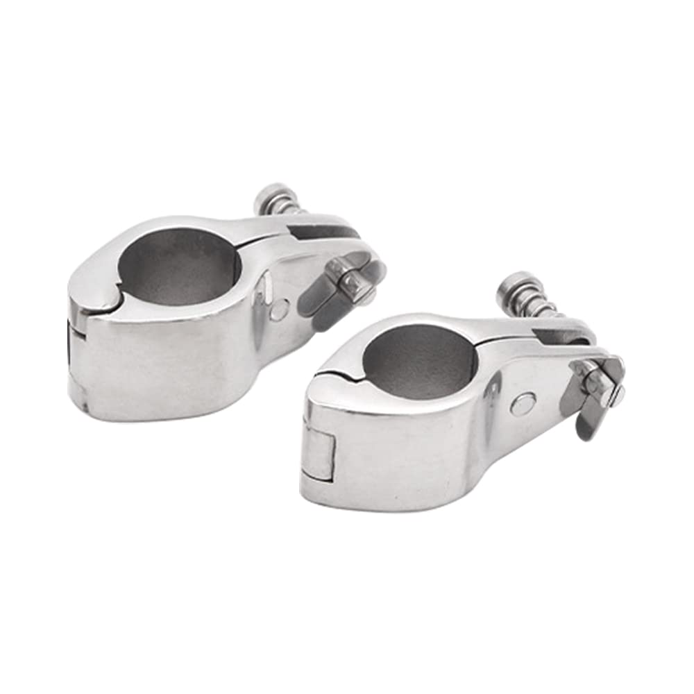 Stainless Steel Jaw Slide Bimini Top Hardware Fittings 32MM Jaw-like Slide Boat Marine Hardware for Ship, Marine, Yacht, Pack of 2