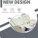 SIENWIEY Power Leather Recliner Set for Living Room, Electric Reclining Sofa and Loveseat Set with LED Lights, White Leather Sofa Set 2 Pieces with 3 Seats Sofa，Double Recliner Loveseat