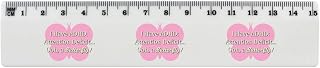 Azeeda 'Attention Deficit... Hey, a Butterfly' 15cm (6 Inch) White Plastic Ruler (RL00089859)