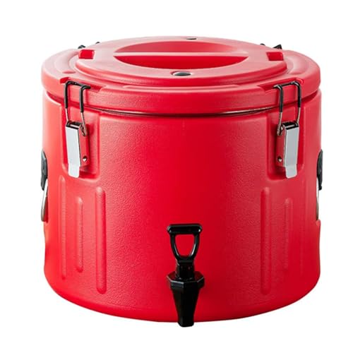 KhUkhu Barril De Acero Inoxidable con Aislamiento Térmico Y Grifo para Uso Doméstico Y Comercial, Dispensador De Bebidas De Doble Pared, Cubo Aislado De Gran Capacidad De 30 A 80 L, para Leche,50L