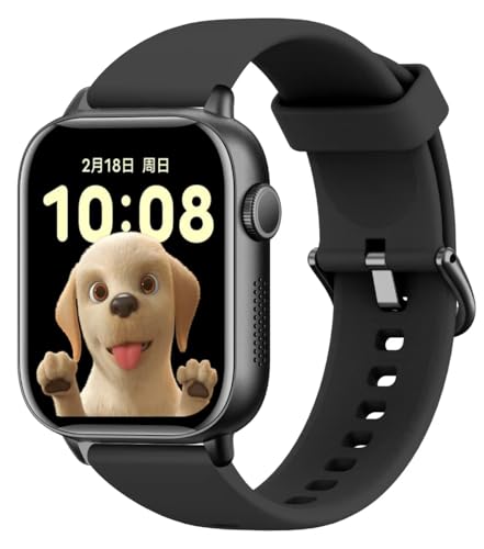 ASEEYIRJ Smartwatch Herren Damen Kinder, 4G Telefon mit Anrufe, Nachrichten, IP68 Wasserdicht Schrittzähler, Fitness Tra...