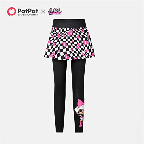 L.O.L. Surprise! Girls Leggings Doll Print Stretch Pants Footless Leggings Girls Athletic Leggings 5-12 Years2