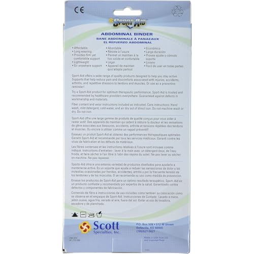 Faja abdominal Sport Aid SM pack de 3 unidades miniatura 3