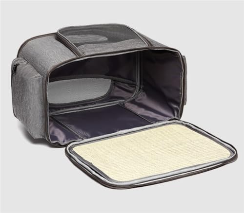 Sac à dos pour animaux de compagnie avec compartiment de rangement et sangles ergonomiques - 5