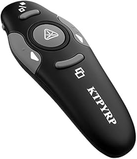 Apresentação Cliker Pointer Wireless Apresentador Controle Remoto, Apresentação USB Remoto PPT Clicker Slide Clicker Advancer para Mac/Win/Computador/Laptop