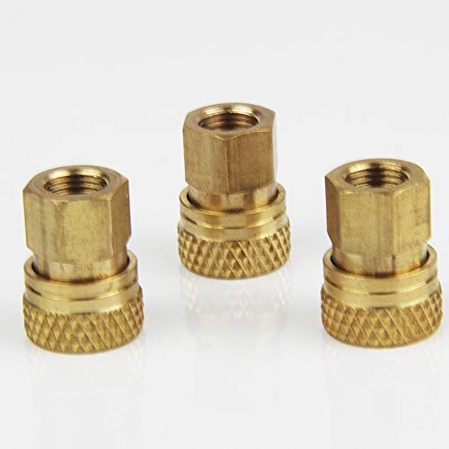 Mangobuy 3 Pieces PCP Diving Cylinders High Pressure Fill Hose Fitting 8mm Female Quick Disconnect Connector Male Thread 1/8NPT & 1/8BSPP & M10x1 - Image 4