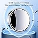 2 Pcs Small Rear-view Mirrors Suitable for Mitsubishi Outlander/PHEV/Xpander Cross Airtrek/Montero Sport,rear-view Blind Spot Mirrors 360 Degree Wide-angle Auxiliary Waterproof High-definition Glass