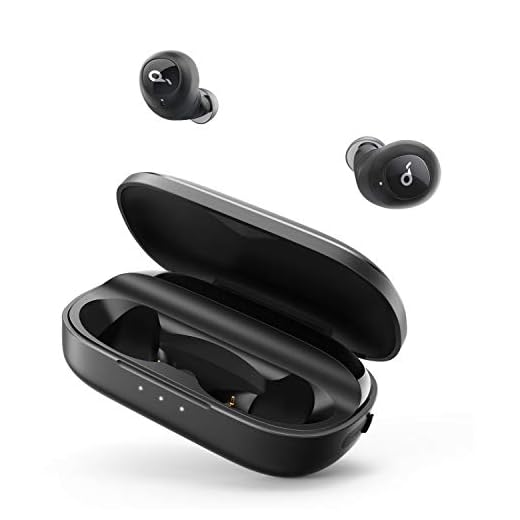 Soundcore Fones de ouvido Liberty True sem fio, 100 horas de reprodução, som de grafeno, carregamento rápido, ajuste seguro, Bluetooth 5, fácil emparelhamento, fones de ouvido sem fio verdadeiro à prova de suor com inteligência artificial, chamadas estéreo viva-voz