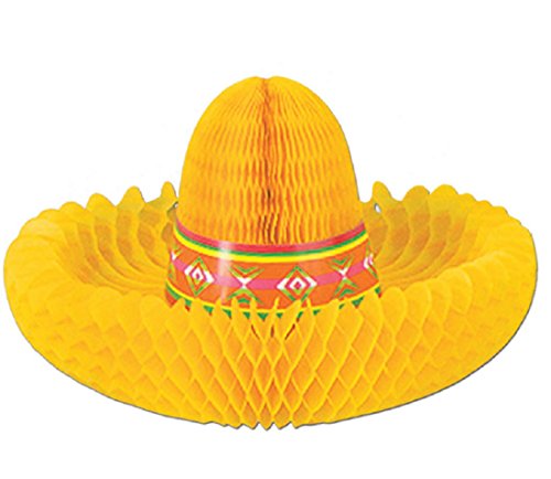 Centre de table Sombrero décoration de buffet et fête à thème mexicain