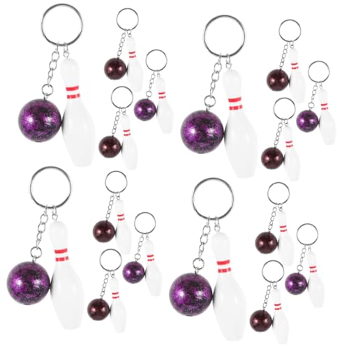 Pendentifs de bowling violets : souvenirs de match parfaits à offrir aux joueurs