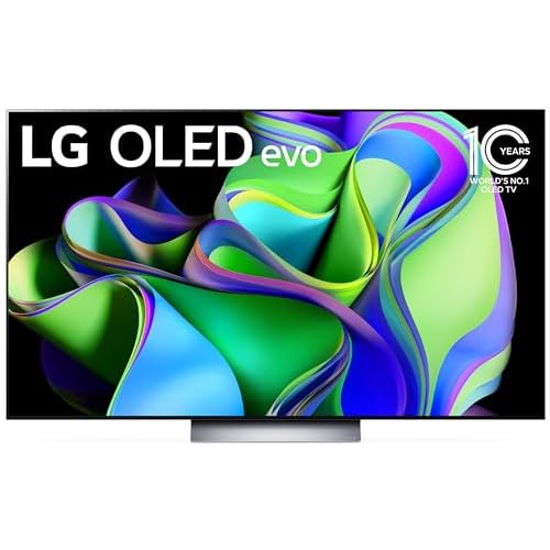 LG C3 Series 65-Inch Class OLED evo 4K Processor Smart Flat Screen TV for Gaming with Magic Remote AI-Powered OLED65C3PUA, 2023 with Alexa Built-in