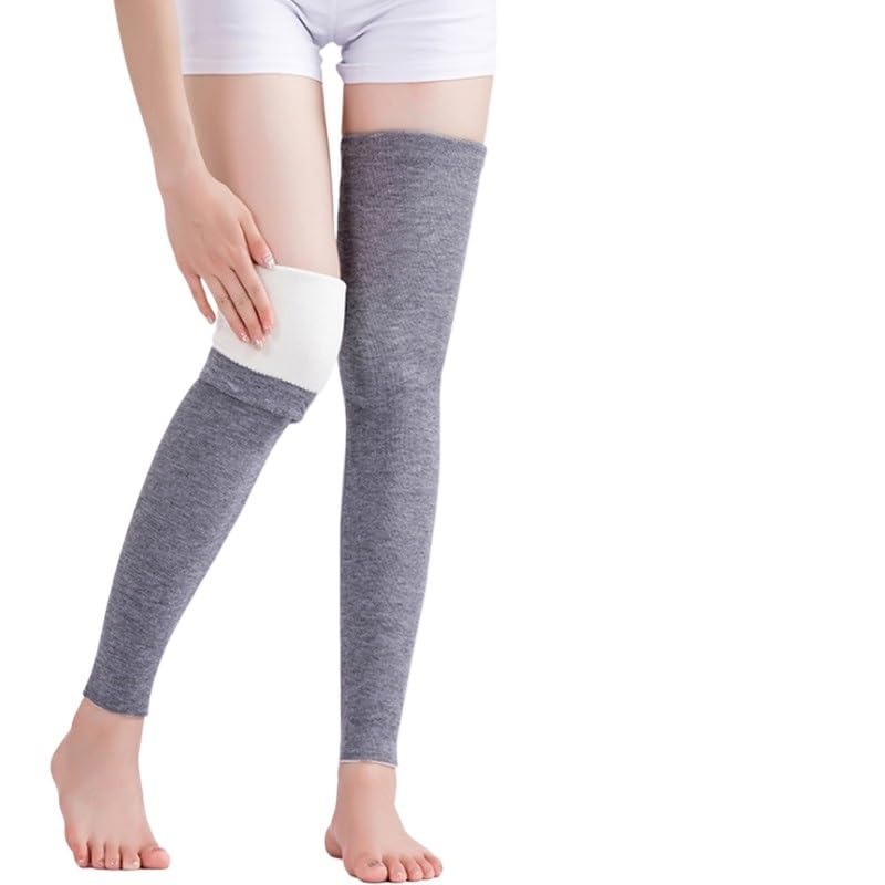 Thick Fiber Knee Protection Leg Cover Winter Warmth Made of Sheepskin Suitable for Both Men Women