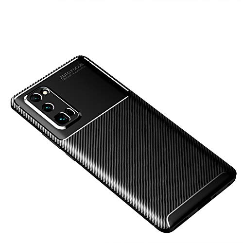 Custodia® Firmeza y Flexibilidad Funda Carcasa Case Cover Caso Compatible para Huawei Honor 30 Pro(Negro)