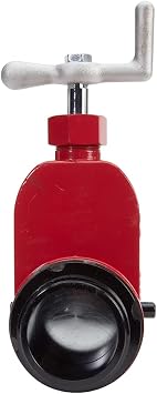FireHoseDirect Red Aluminum 2 1/2inches Fire Hydrant Gate Valve