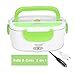 Produktbild 2 in 1 Elektrische Lunchbox Speisenwärmer für Auto und Arbeit 220V & 12V elektrischer Erwärmer 1,5 l Edelstahl mit zwei Fächern und Löffel