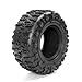 RcThjia 2.6” RC Tire-All Terrain Super Soft Sticky Tires 135mm Tall 2.6in Crawler Tires for 1/7 1/8 1/10 Scale Off Road Race, Suitable for Axial RBX10 MJX H8H MK07 KM4 4082/83 1/7 1/8 1/10 Crawler Car