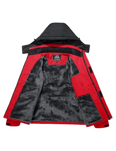 Miniatura 2 de Magcomsen Chaquetas De Esquí Para Hombre Al Aire Libre Abrigos De Forro Polar Chaquetas De Nieve Chaquetas De Deporte Para Hombre Chaqueta De Senderismo Softshell Chaquetas Para Hombre Impermeables