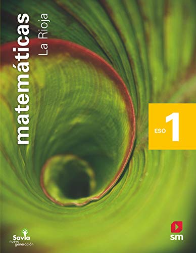 Portada de Matemáticas. 1 ESO. Savia Nueva Generación. La Rioja