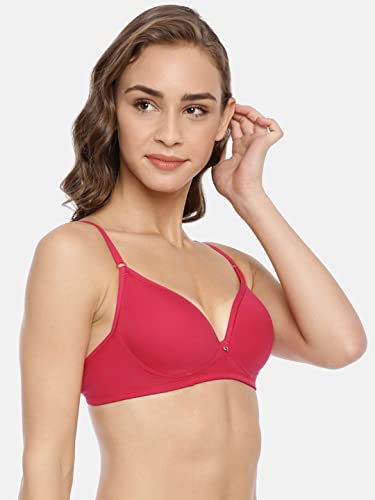 Image of Macrowoman W-Series Half Cup Padded Non Wired Bra (MW1301 Rose Pink 36B)