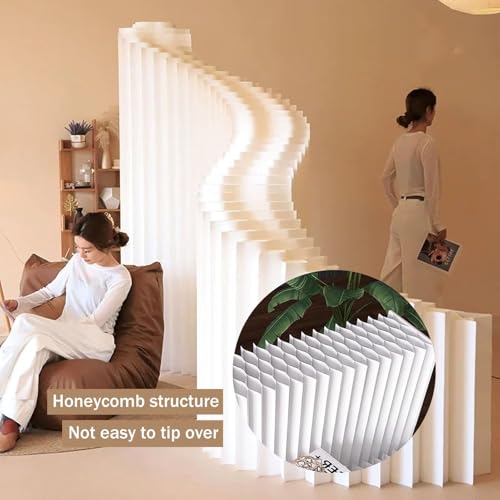 Cloison de séparation en papier 100x170cm rétractable et portable