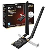 TP-Link Archer TXE72E AXE5400 Wi-Fi 6E Bluetooth 5.3 PCIe Adapter(6 GHz 2402 Mbps,5 GHz 2402 Mbps,2.4 GHz,574 Mbps, Bluetooth 5.3, WPA3-Verschlüsselungsstandards,High-Gain-Antennen)