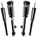 Complete Front Strut Coil Spring & Mount Assembly Set and Rear Shocks RWD Models - Not for SRT or Sport Suspension - 2005-2010 Chrysler 300 - [06-10 Dodge Charger] - 05-08 Magnum