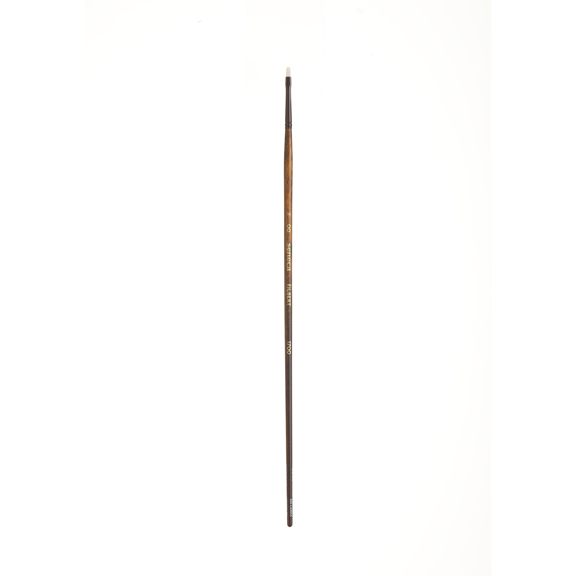 Seneca Artist Brushes by Willow Wolfe, pennello professionale con setole sintetiche per acrilico, olio e olio miscelabile con acqua, serie 1700, 00 Filbert