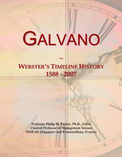 Galvano: Webster's Timeline History, 1588 - 2007