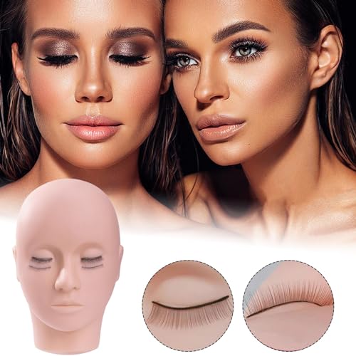 Tête de mannequin de cils pour corriger ses erreurs de pose d'extensions - 2