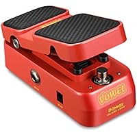 Pedal Wah para guitarra Donner, Pedal de Volumen Wah 2 en 1,