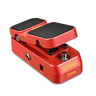 【2 in 1 Guitar Pedal】Our Vowel pedal combines WAH WAH pedal and active VOLUME pedal in one, providing you with great convenience while playing. 【Classic Wah Sound】Based on the original Crybaby wah pedal, Vowel’s guitar pedal could be described as a r...