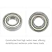 METALLIXITY Deep Groove Ball Bearings (6900ZZ, 10mm x 22mm x 6mm) 4Pcs, Carbon Steel Double Shielded Industrial Bearings - for Industrial Micro Motor