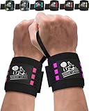 Nordic Lifting Wrist Wraps (2 Pairs) – Adjustable...