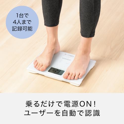 オムロン(OMRON) オムロン 体重 体組成計 カラダスキャン ホワイト KRD-103-W の商品画像 1