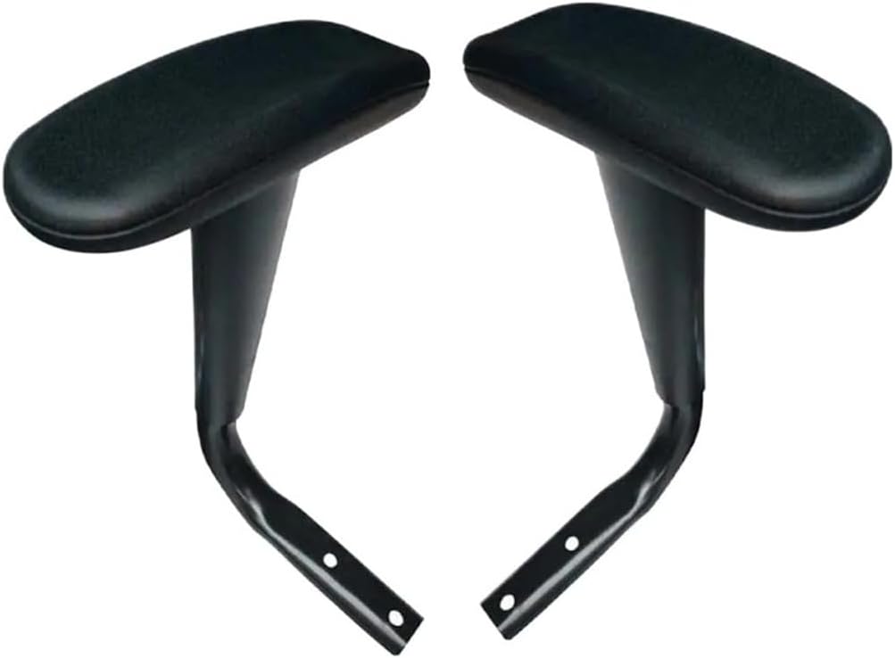 2 Pairs Reusable Chair Armrest Replacements, Smooth Arm Supports for Computer, Office & Gaming Chairs(PU Leather Surface)