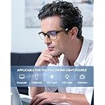 ANYLUV Blue Light Blocking Glasses Men Computer Gaming Glasses Lightweight Al-Mg Metal Anti Eyestrain Eye Protection - Image 2