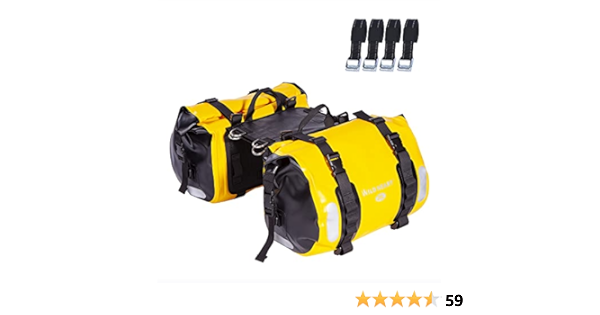Amazon | WILD HEART 防水 バッグ オートバイ サドルバッグ 40 L (20L