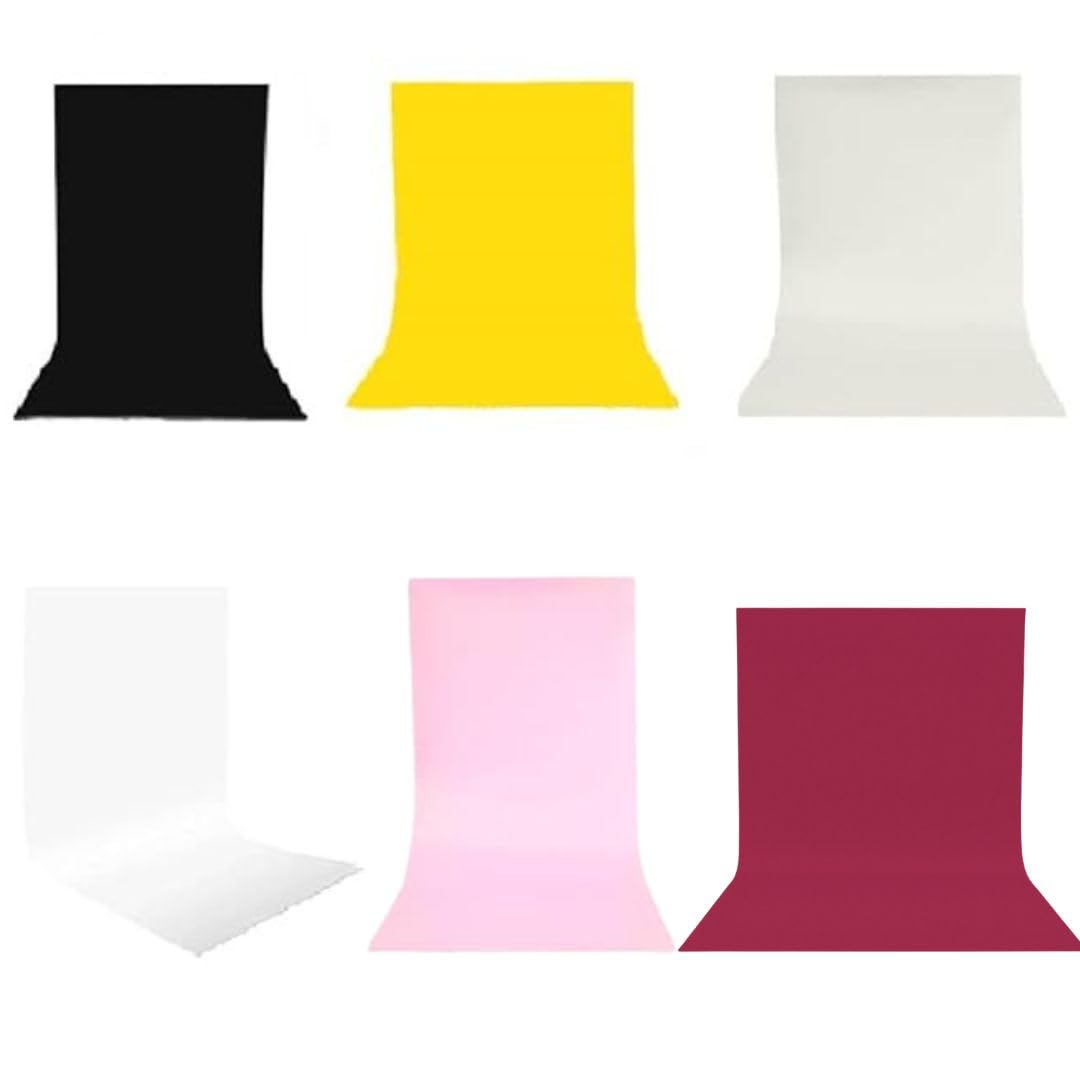 Smiledrive Photography Background Sheets - Backdrop Sheets 60 x 120 cm Waterproof Wrinklefree PVC Material (All 6 Color Sheets)-picture-18